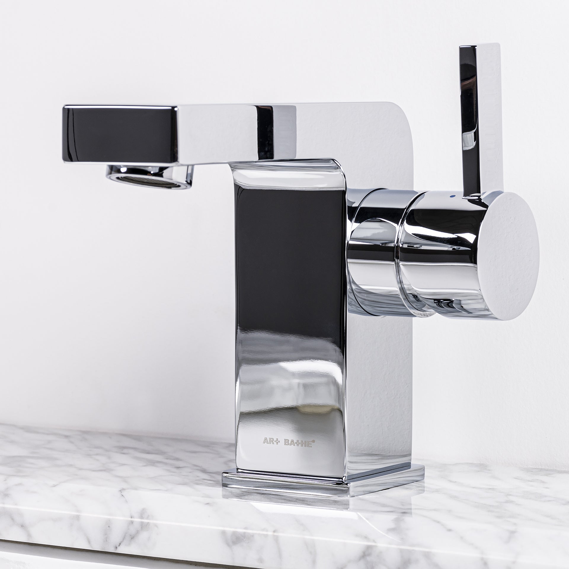 IKOU LIVING Andro Bathroom Faucet - Polished Nickel or Chrome Finish