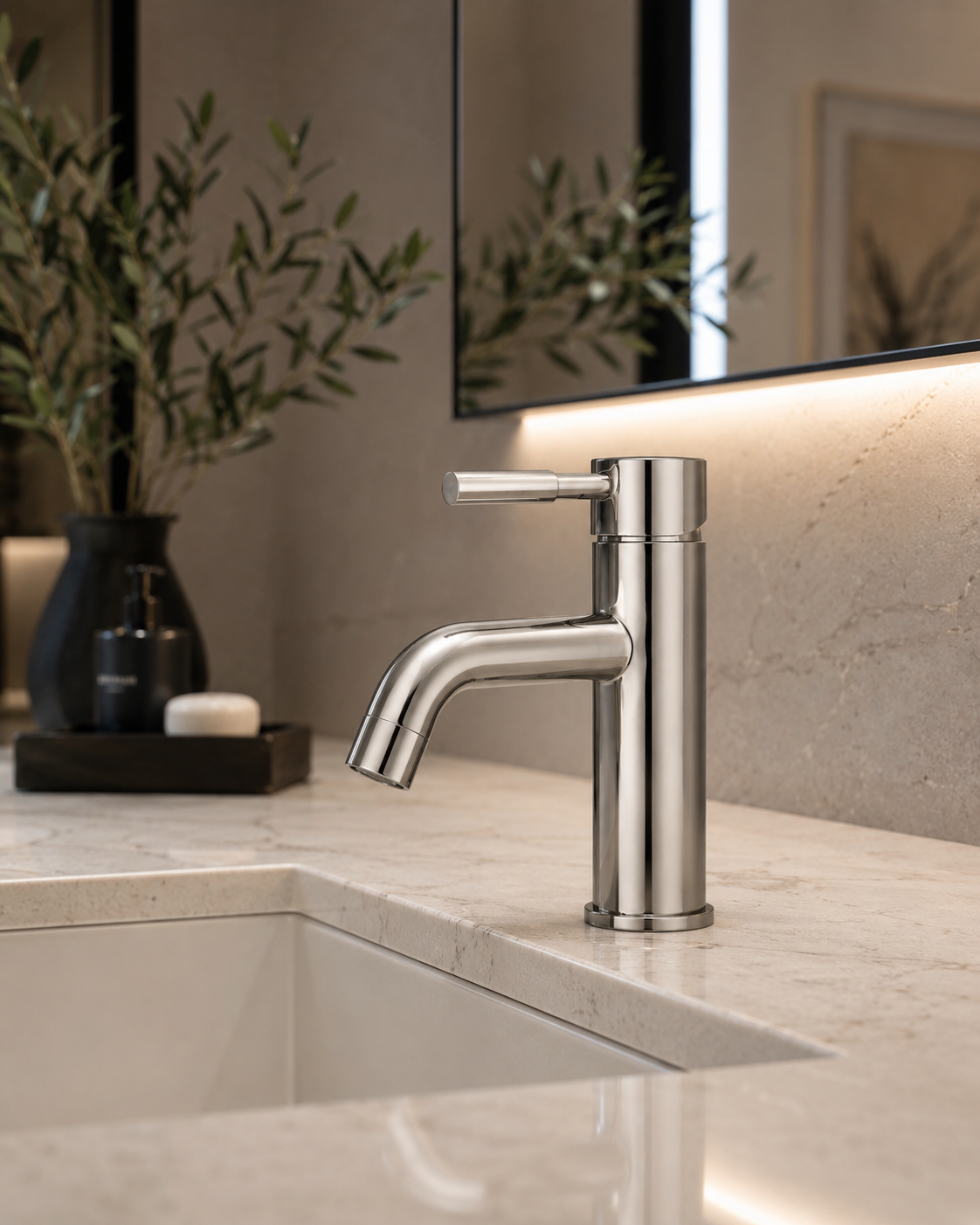 Polished Nickel