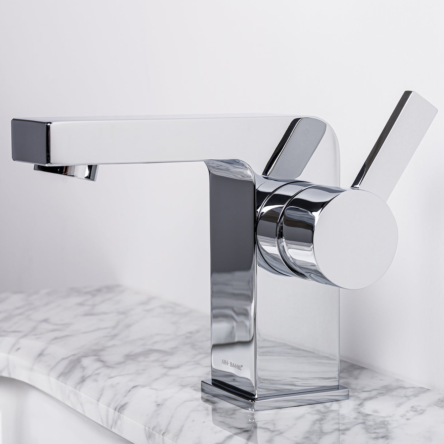 IKOU LIVING Andro Bathroom Faucet - Polished Nickel or Chrome Finish