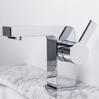 IKOU LIVING Andro Bathroom Faucet - Polished Nickel or Chrome Finish