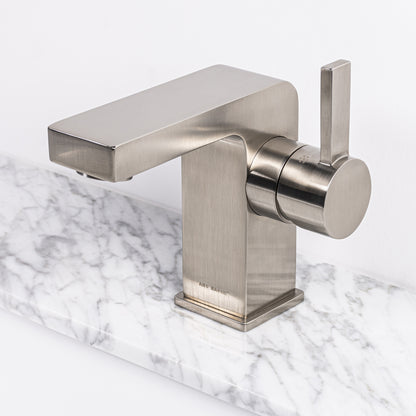 IKOU LIVING Andro Bathroom Faucet - Polished Nickel or Chrome Finish