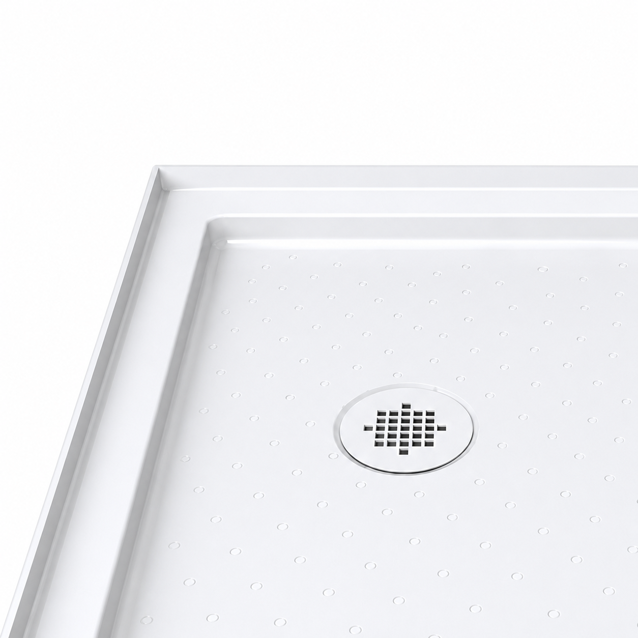 Shower Base for Vellum Series (NCA-142) 32" x 32" x 4", White