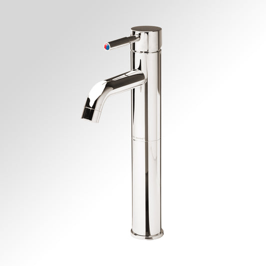 IKOU LIVING Curviz Tall Bathroom Faucet - Polished Nickel or Chrome Finish