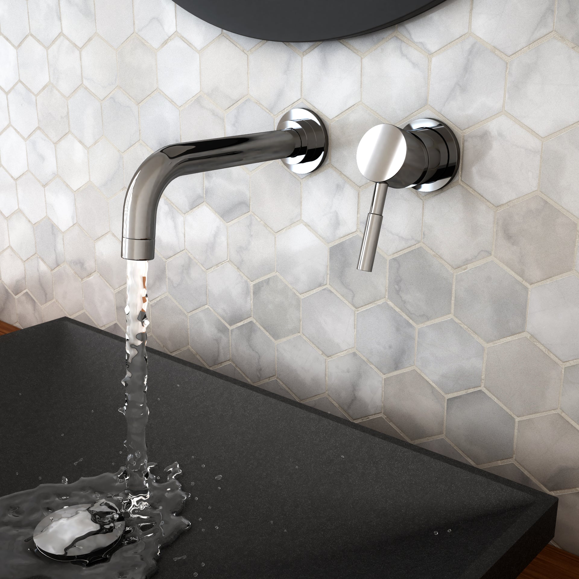 Fonda Polished Chrome Bathroom Faucet