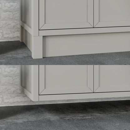 Blakely II Single Sink Bathroom Vanity with Stealth Organizer, Solid Wood Bathroom Cabinet with Engineered Stone Countertop & Backspalsh, Soft Closing Door & Drawer, Pre-Assembled