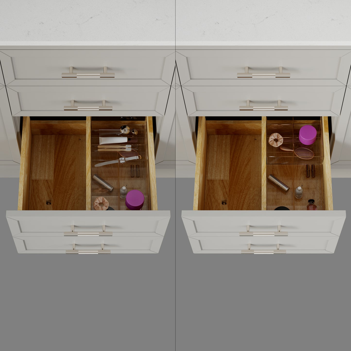Blakely II Single Sink Bathroom Vanity with Stealth Organizer, Solid Wood Bathroom Cabinet with Engineered Stone Countertop & Backspalsh, Soft Closing Door & Drawer, Pre-Assembled