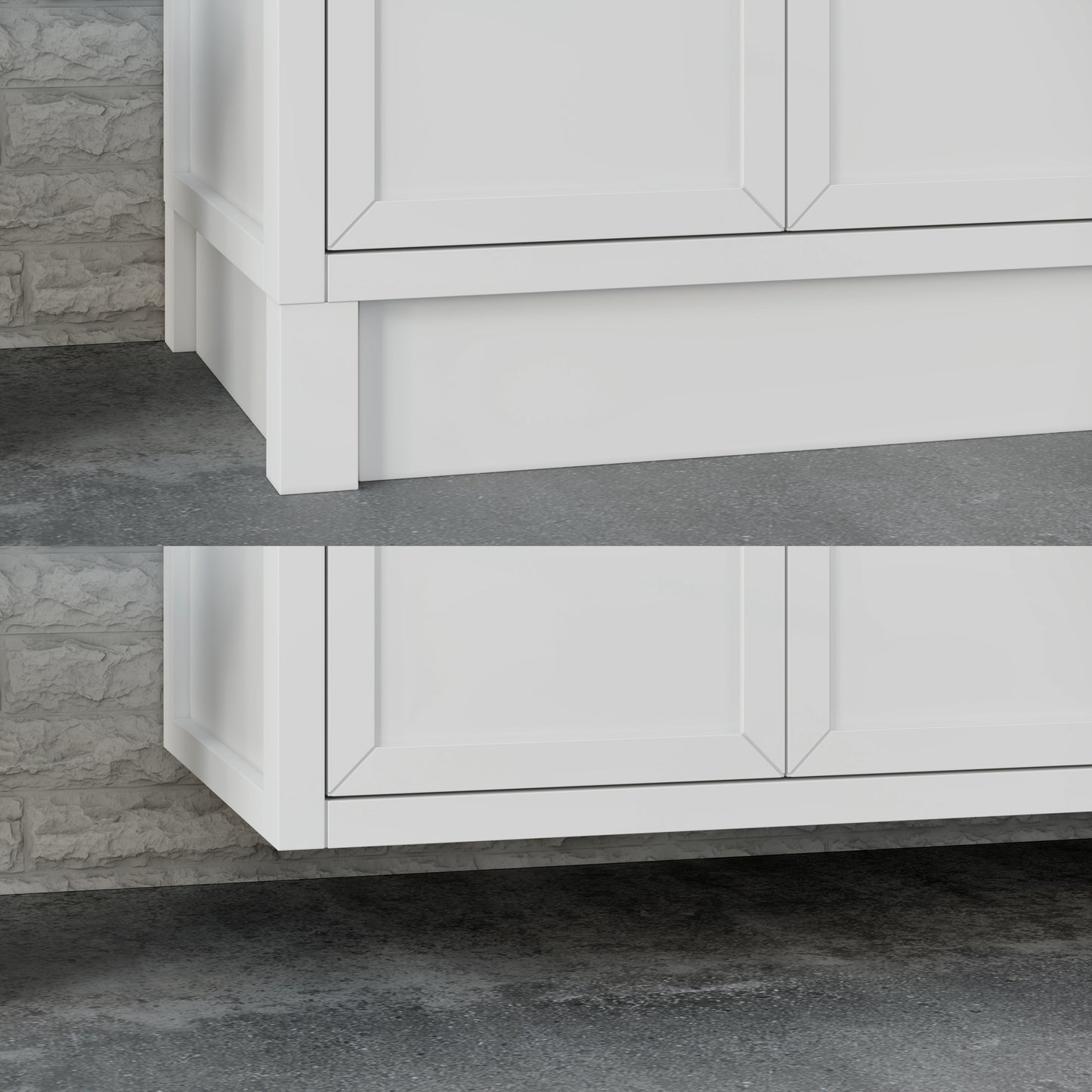 Blakely II Single Sink Bathroom Vanity with Stealth Organizer, Solid Wood Bathroom Cabinet with Engineered Stone Countertop & Backspalsh, Soft Closing Door & Drawer, Pre-Assembled