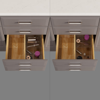 Meuble-lavabo simple Capri III avec organiseur Stealth, armoire de salle de bain en bois massif avec comptoir et dosseret en pierre reconstituée, porte et tiroir à fermeture amortie, pré-assemblé