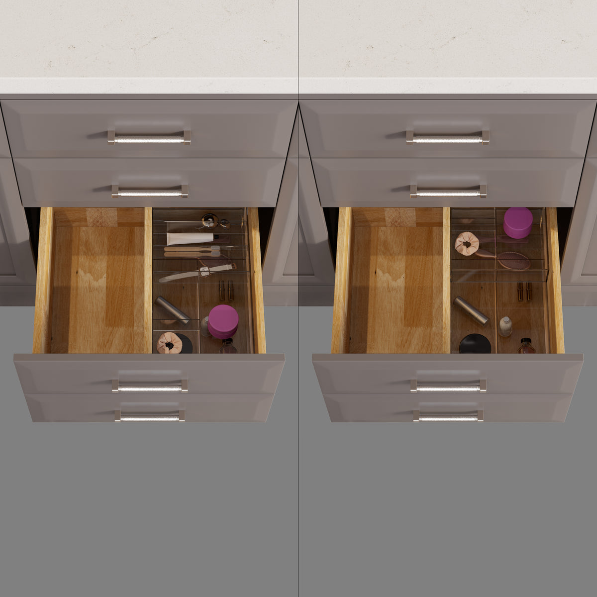 Open Box - Capri III 72" Double Sink Bathroom Vanity Ikou Living