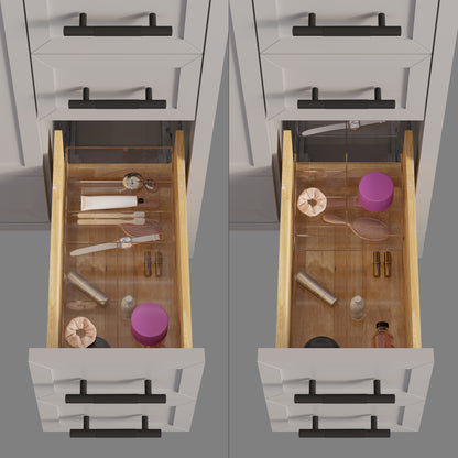 Houston II Bathroom Vanity with Stealth Organizer, Solid Wood Bathroom Cabinet with Engineered Stone Countertop & Backsplash, Soft Closing Door & Drawer, Pre-Assembled