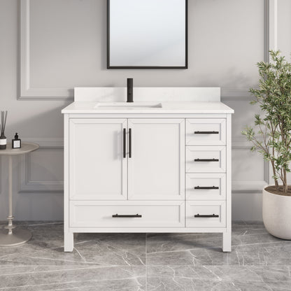 White 42 Inch