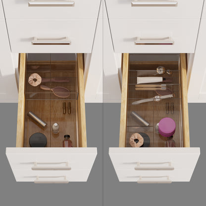 Kali II Single Sink Bathroom Vanity with Stealth Organizer, Solid Wood Bathroom Cabinet with Engineered Stone Countertop & Backspalsh, Soft Closing Door & Drawer, Pre-Assembled