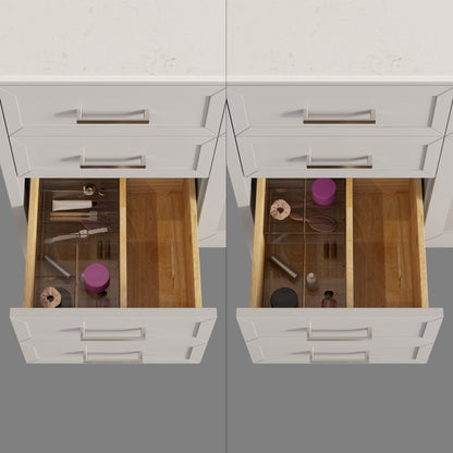 Terrence II Single Sink Bathroom Vanity With Stealth Organizer, Solid Wood Bathroom Cabinet with Engineered Stone Countertop & Backspalsh, Soft Closing Door & Drawer, Pre-Assembled