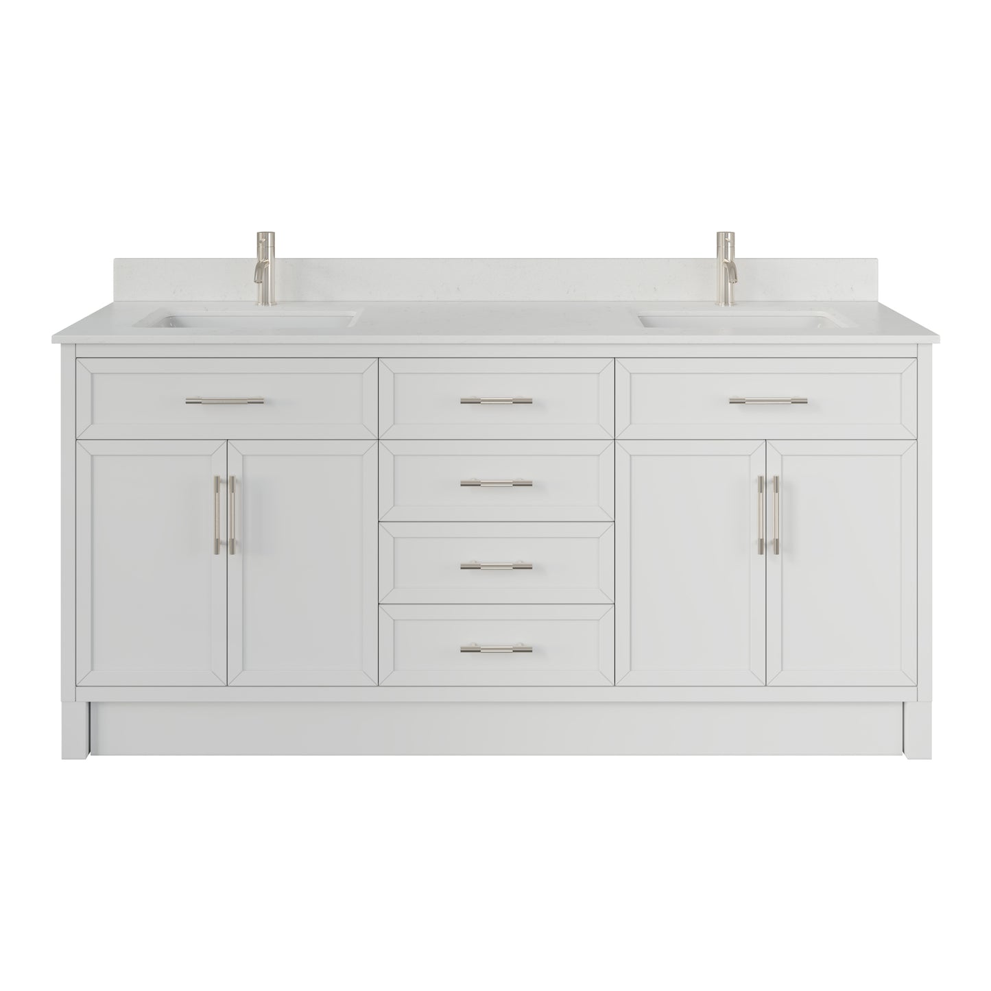 Blakely II Single Sink Bathroom Vanity with Stealth Organizer, Solid Wood Bathroom Cabinet with Engineered Stone Countertop & Backspalsh, Soft Closing Door & Drawer, Pre-Assembled
