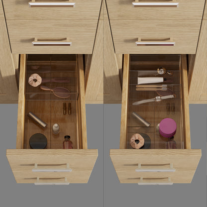 Kali II Single Sink Bathroom Vanity with Stealth Organizer, Solid Wood Bathroom Cabinet with Engineered Stone Countertop & Backspalsh, Soft Closing Door & Drawer, Pre-Assembled