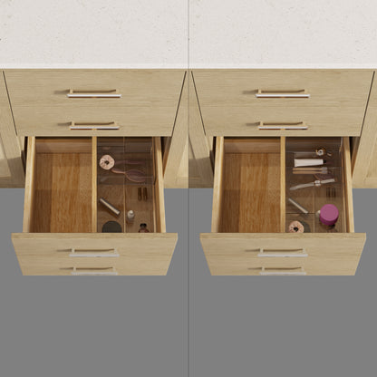 Kali II Single Sink Bathroom Vanity with Stealth Organizer, Solid Wood Bathroom Cabinet with Engineered Stone Countertop & Backspalsh, Soft Closing Door & Drawer, Pre-Assembled