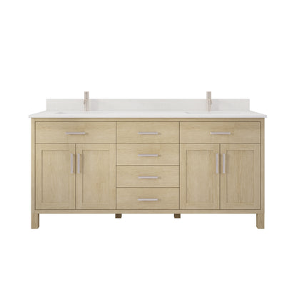 Kali II Single Sink Bathroom Vanity with Stealth Organizer, Solid Wood Bathroom Cabinet with Engineered Stone Countertop & Backspalsh, Soft Closing Door & Drawer, Pre-Assembled