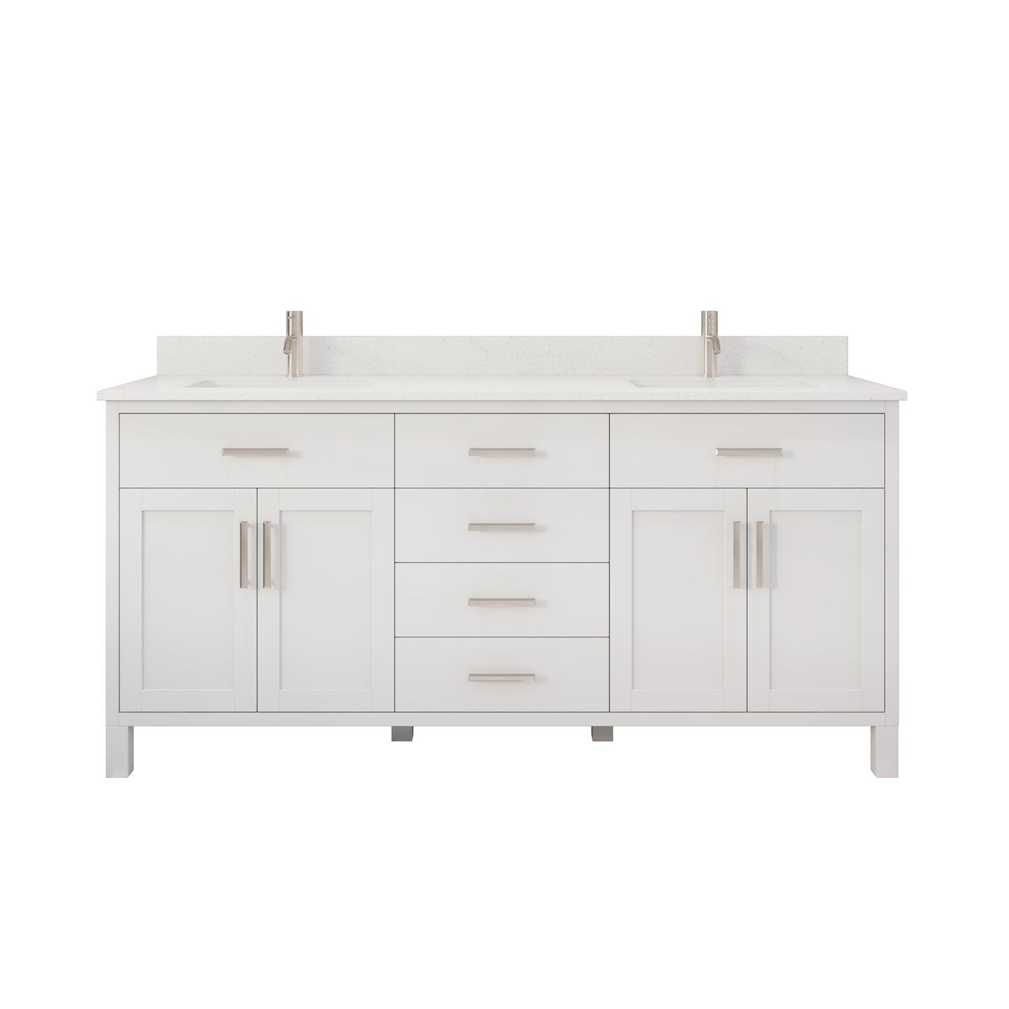 Kali II Single Sink Bathroom Vanity with Stealth Organizer, Solid Wood Bathroom Cabinet with Engineered Stone Countertop & Backspalsh, Soft Closing Door & Drawer, Pre-Assembled