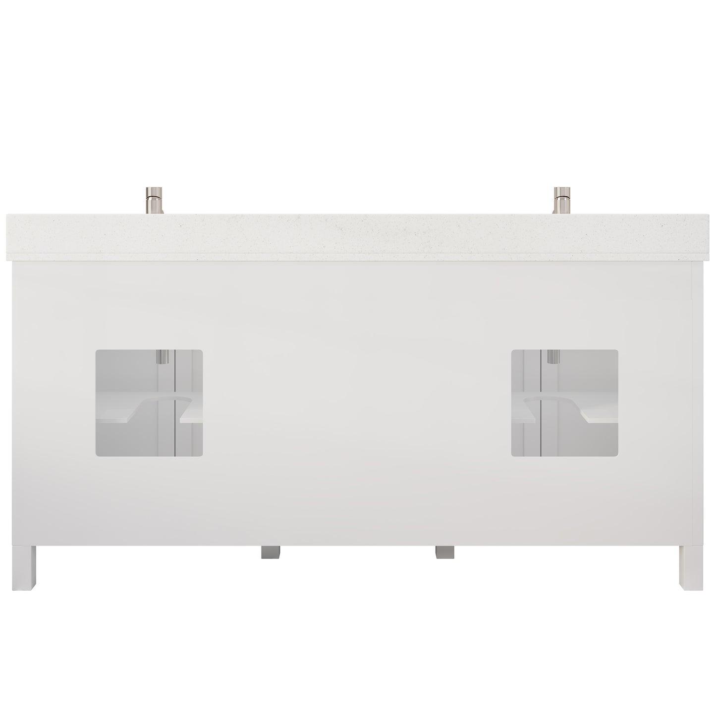 Kali II Single Sink Bathroom Vanity with Stealth Organizer, Solid Wood Bathroom Cabinet with Engineered Stone Countertop & Backspalsh, Soft Closing Door & Drawer, Pre-Assembled
