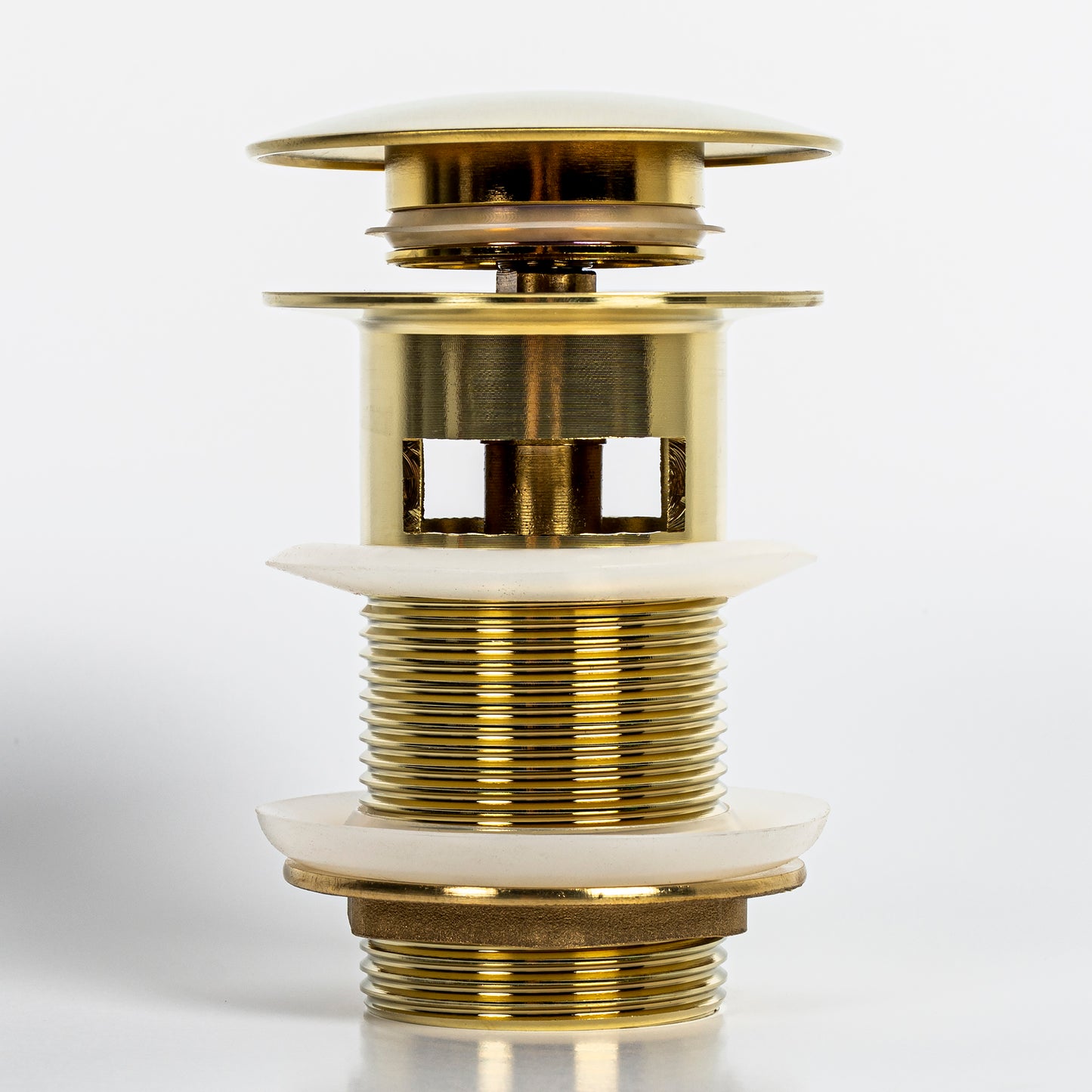 Kirk Brushed Gold Pop-up Drain for Bathroom Sink