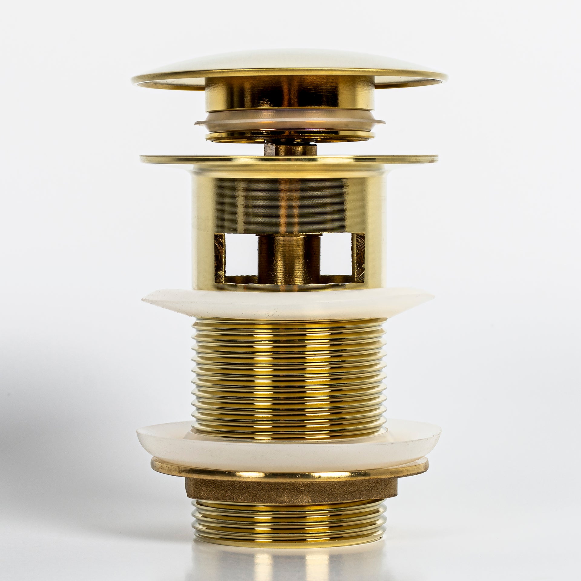 Kirk Brushed Gold Pop-up Drain for Bathroom Sink