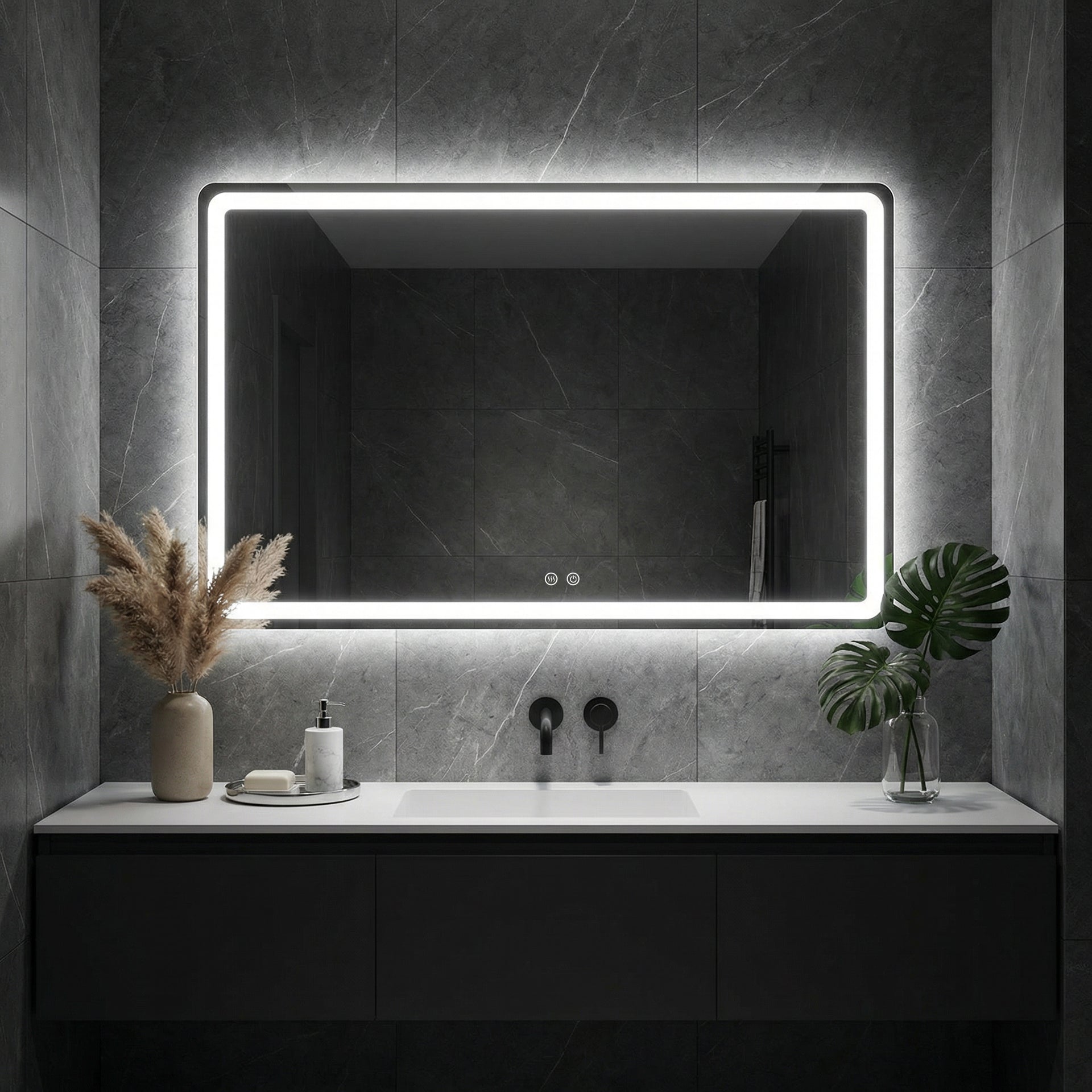 LED Smart Bathroom Mirror 112 – Touch Control & Anti-Fog