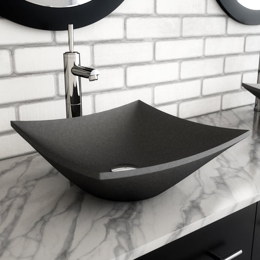 Mobius Natural Granite Vessel Bathroom Sink