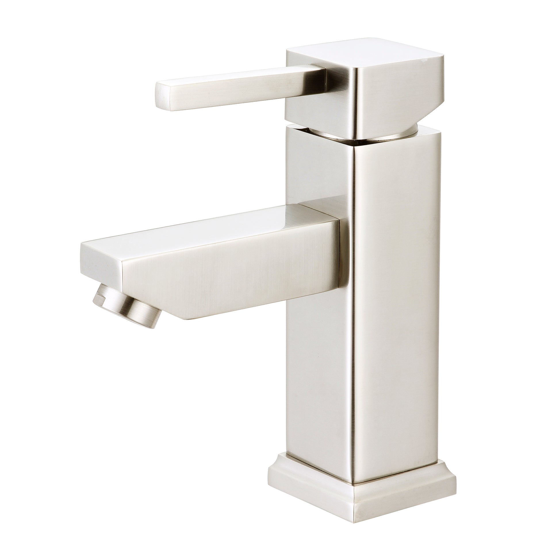 Robo Single Lever Brushed Nickel Bathroom Faucet