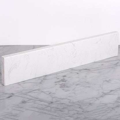 Engineered Stone Right Side Splash for Bathroom Vanity Countertop - Quartz Side Splash Panel