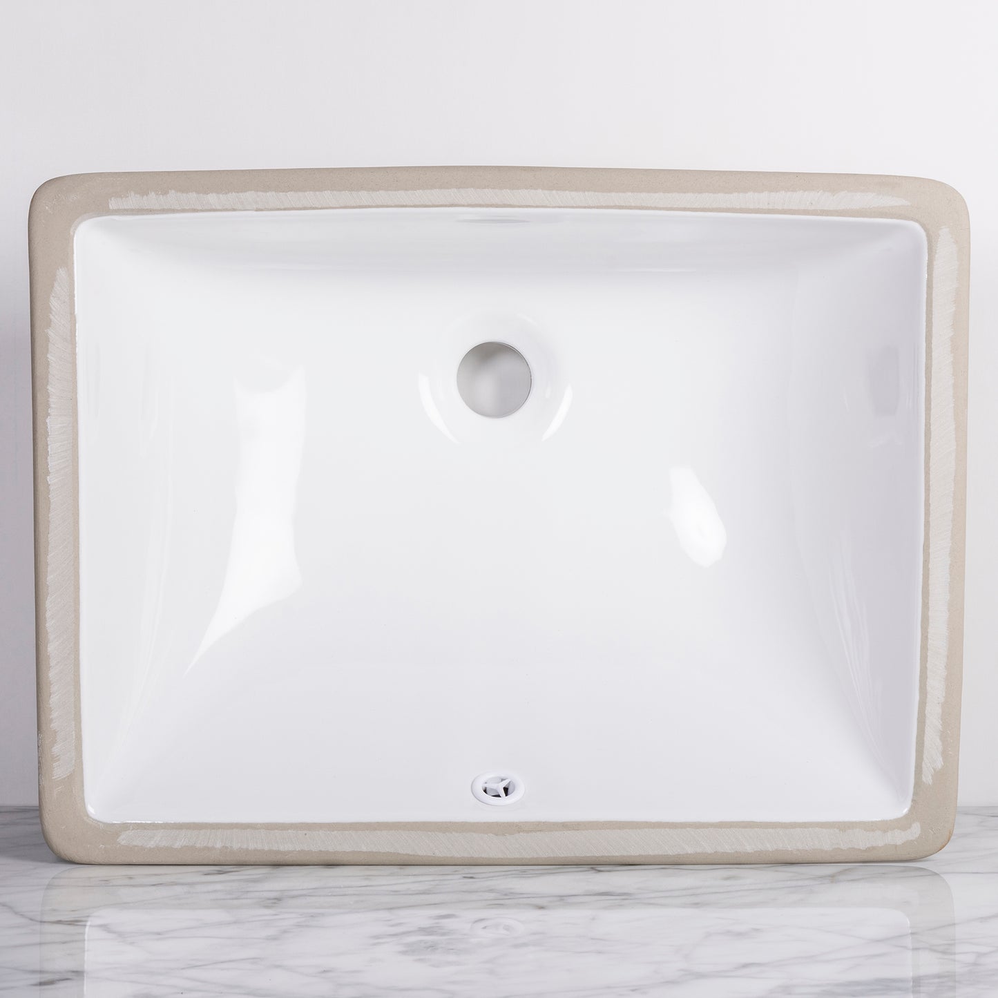 Rectangular Undermount Bathroom Sink