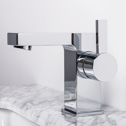 IKOU LIVING Andro Bathroom Faucet - Polished Nickel or Chrome Finish