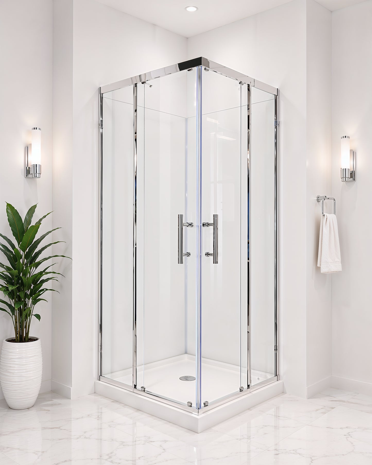 Shower Base for Vellum Series (NCA-142) 32" x 32" x 4", White