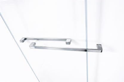 Cascade (NKB-622) 48X76 Framed Double Sliding Shower Door - 8mm Tempered Glass