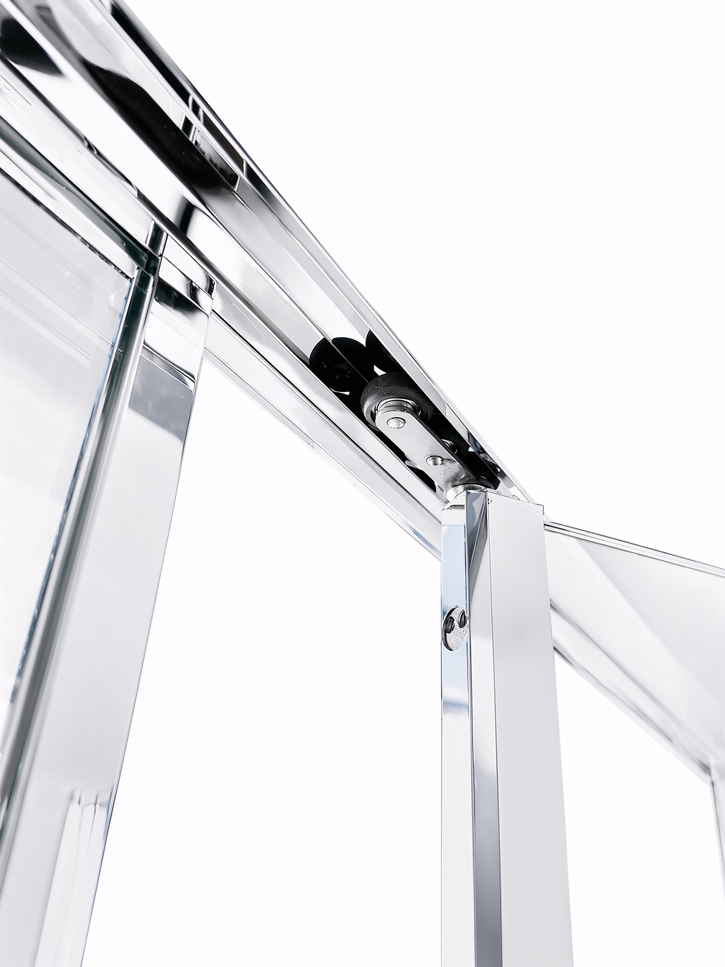 Axis (NVA-131) Framed Square Corner Sliding Shower Enclosure, Easy-Clean 8mm Tempered Glass, 36" x 36" x 71"