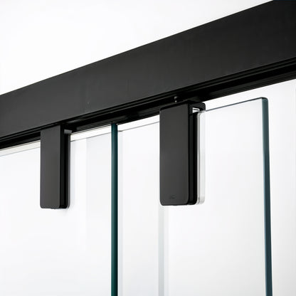 Strata (NBB-622) 60X60 Framed Double Sliding Shower Door For Bathtub - 8mm Tempered Glass