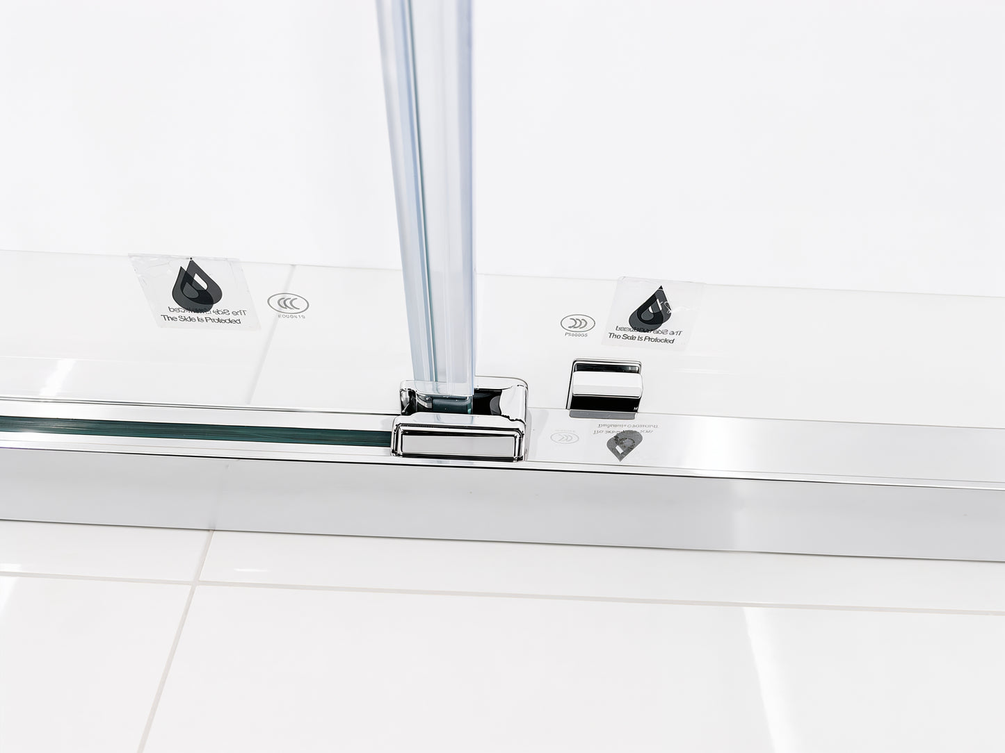 Aureon (VJA-632) 60X76 Framed Triple Sliding Shower Door, 8mm Tempered Glass, Chrome