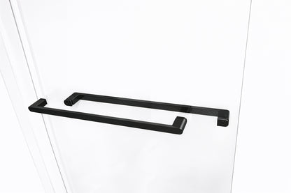 Strata (NBB-622) 60X60 Framed Double Sliding Shower Door For Bathtub - 8mm Tempered Glass