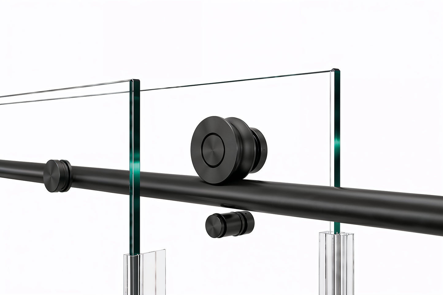 Rainhaven (W12-621) 60X76 Frameless Sliding Shower Door - 8mm Tempered Glass
