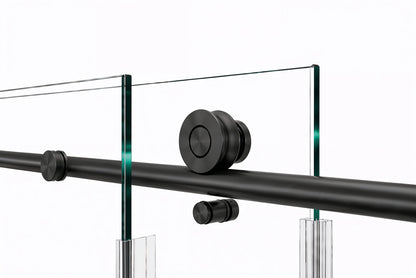 Rainhaven (W12-621) 60X76 Frameless Sliding Shower Door - 8mm Tempered Glass