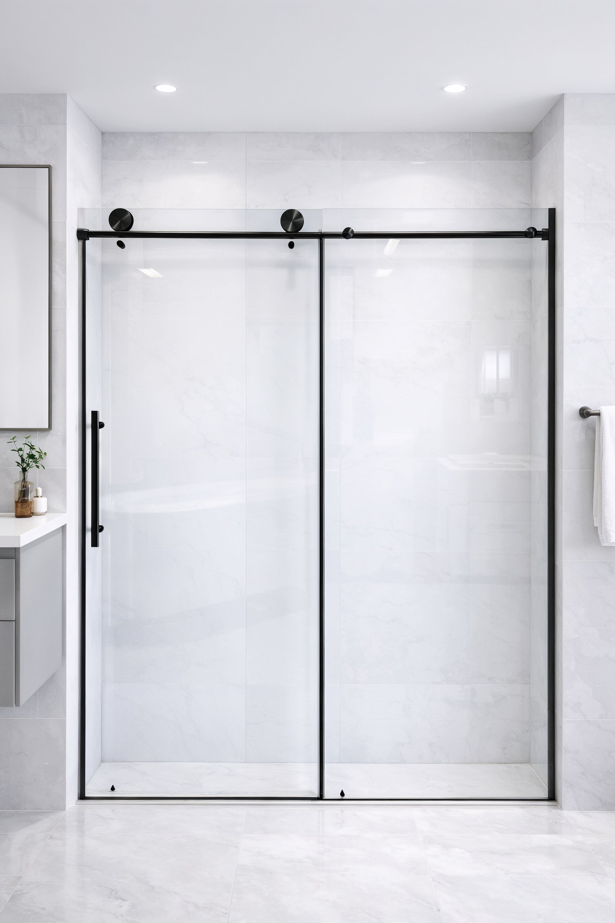 Rainhaven (W12-621) 60X76 Frameless Sliding Shower Door - 8mm