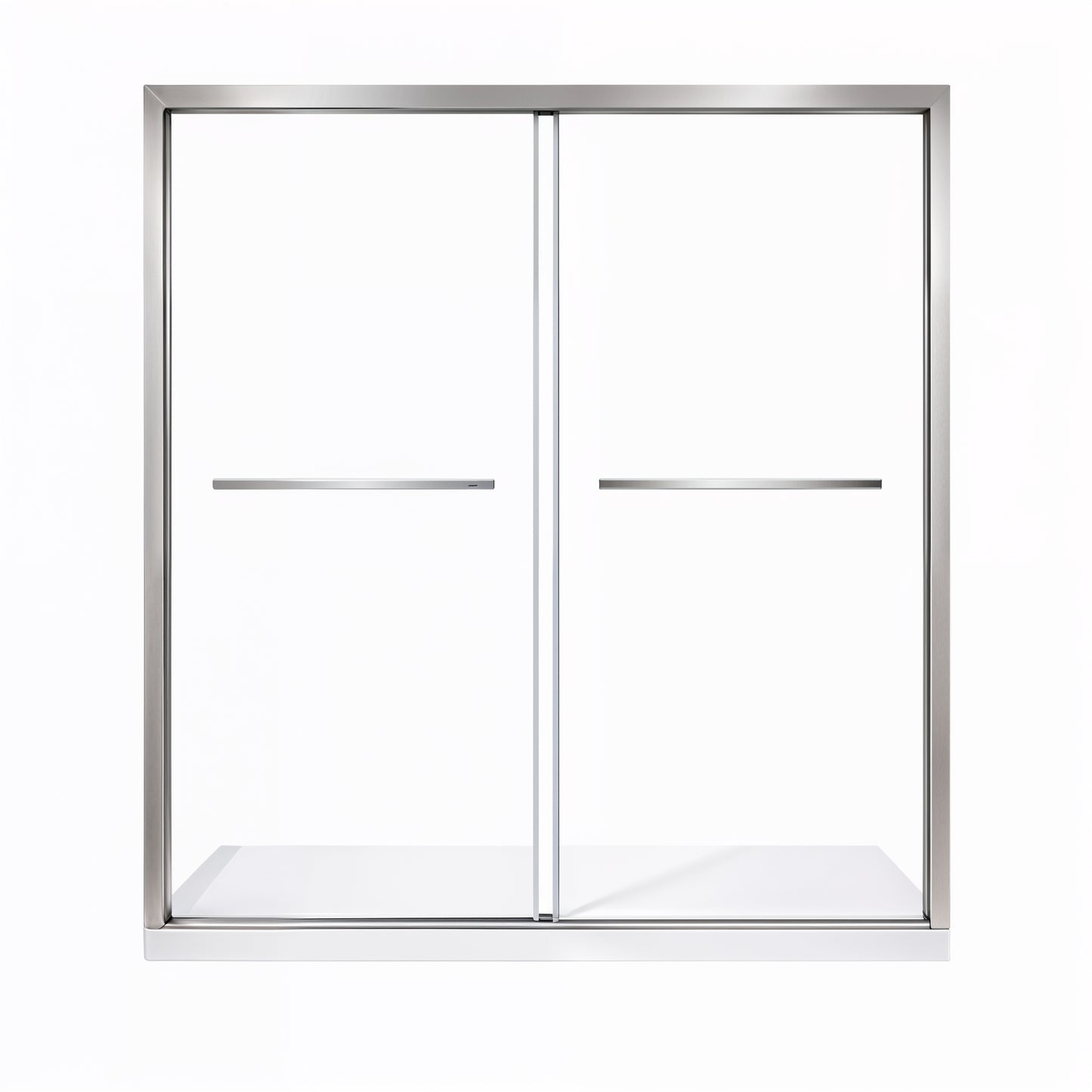 Cascade (NKB-622) 48X76 Framed Double Sliding Shower Door - 8mm Tempered Glass