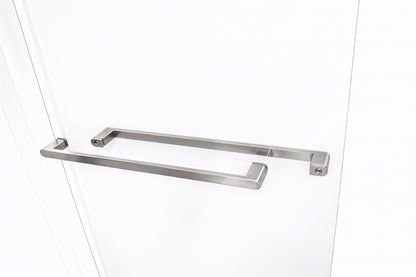 Strata (NBB-622) 60X60 Framed Double Sliding Shower Door For Bathtub - 8mm Tempered Glass