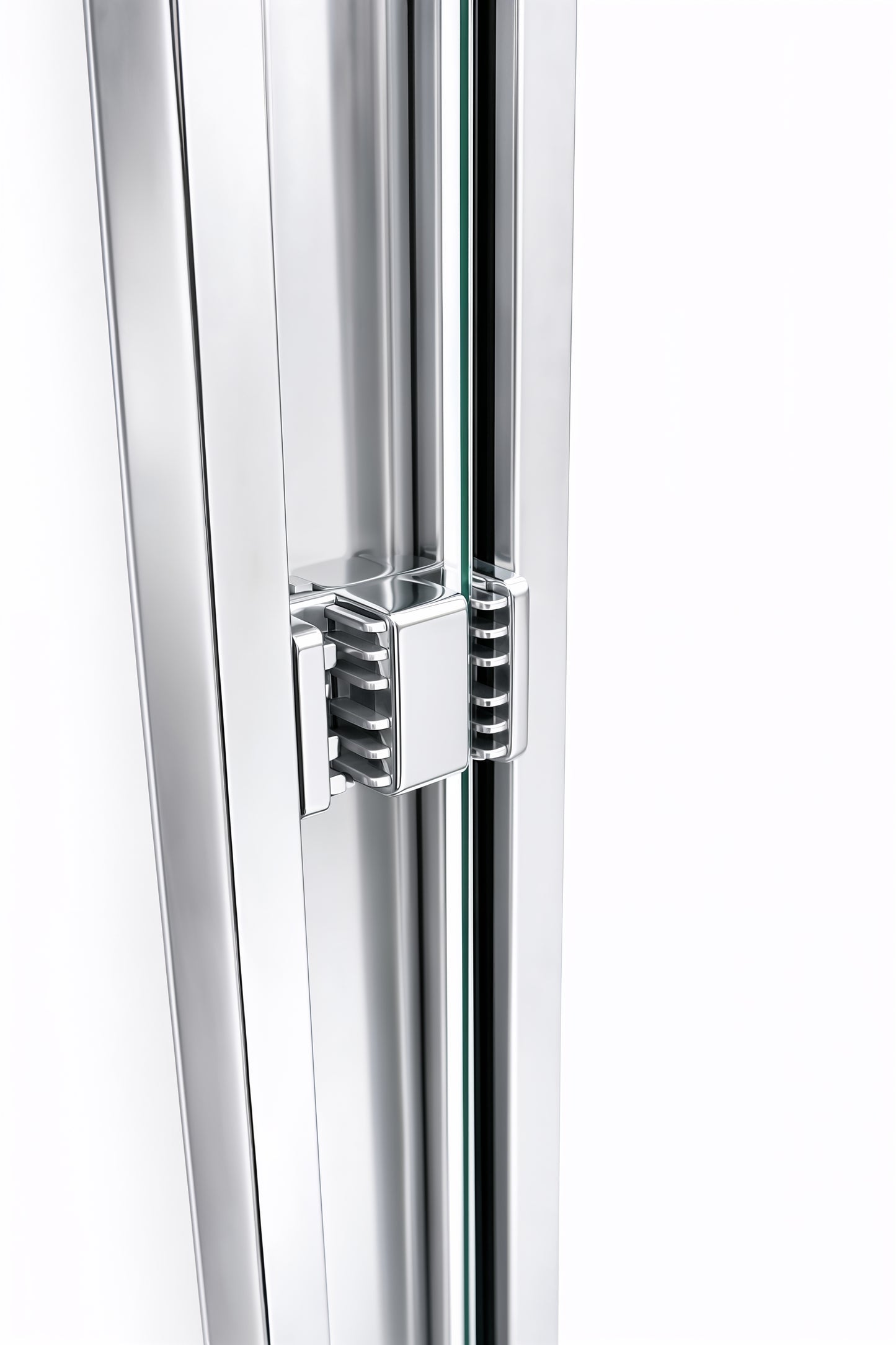 Strata (NBB-622) 60X60 Framed Double Sliding Shower Door For Bathtub - 8mm Tempered Glass
