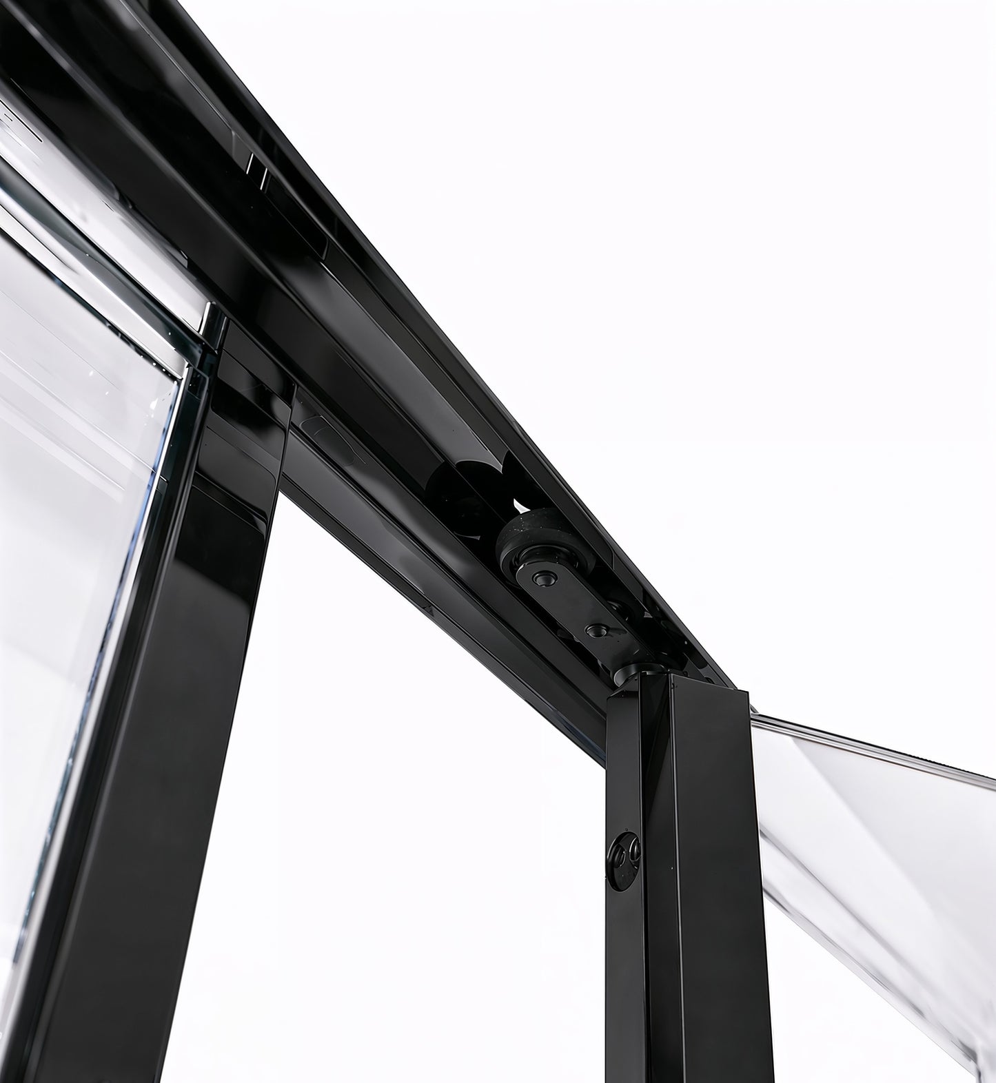 Axis (NVA-131) Framed Square Corner Sliding Shower Enclosure, Easy-Clean 8mm Tempered Glass, 36" x 36" x 71"